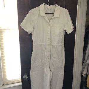 Madewell Short Sleeve Wide Leg Jumpsuit